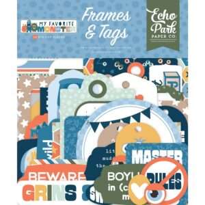 Echo Park - My Favourite Monster - Frames & Tags