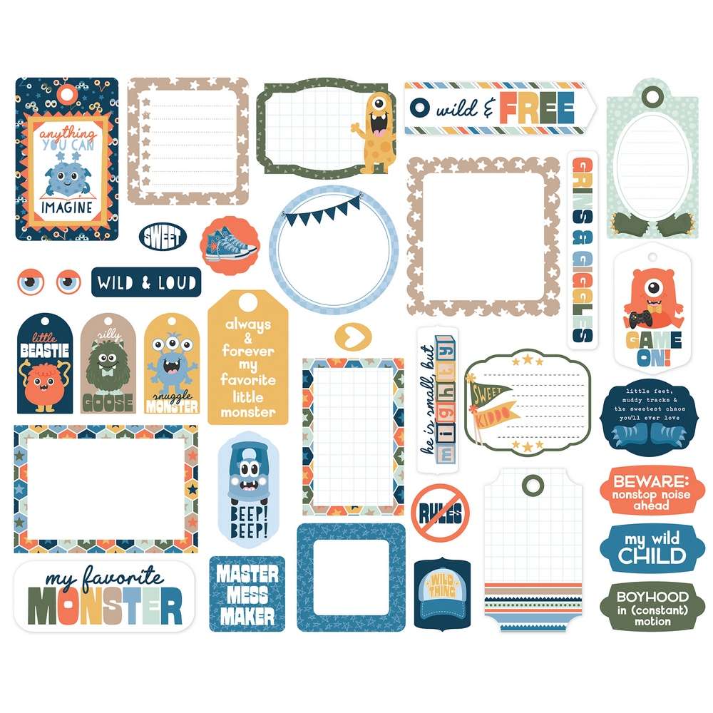 Echo Park - My Favourite Monster - Frames & Tags - Image 2