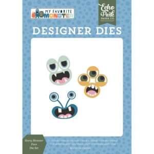 Echo Park - My Favourite Monster - Die Set, Scary Monster Face