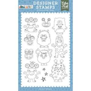 Echo Park - My Favourite Monster - Stamp Set, Monsters At Play