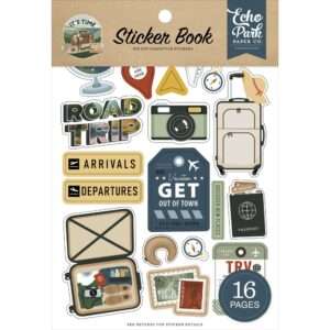 Echo Park - It's Time To Travel - Sticker Book