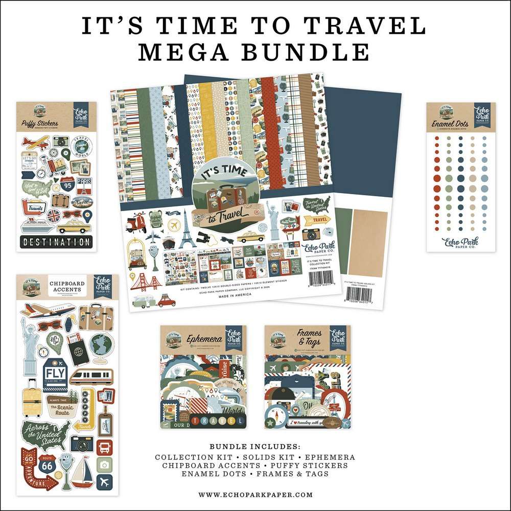 Echo Park - It's Time To Travel - Mega Bundle