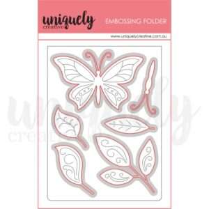 Uniquely Creative - Butterfly Breeze Cut & Emboss Folders