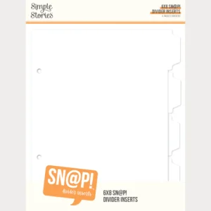 Simple Stories - SN@P! Divider Inserts 6x8"