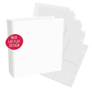 Simple Stories - D-Ring Binder 6"X8" - Grid