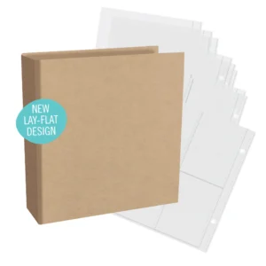 Simple Stories - D-Ring Binder 6"X8" - Kraft