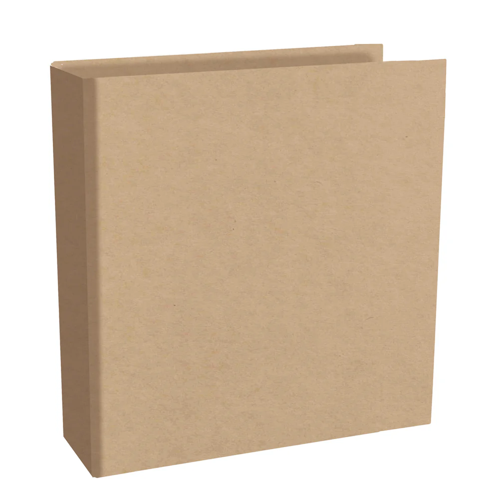 Simple Stories - D-Ring Binder 6"X8" - Kraft - Image 2