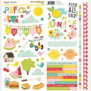 Simple Stories - Sweet Summertime - Cardstock Stickers, Icons