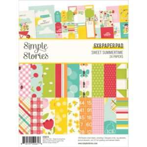 Simple Stories - Sweet Summertime - 6x8" Paper Pad
