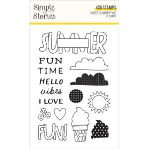 Simple Stories - Sweet Summertime - Stamp Set