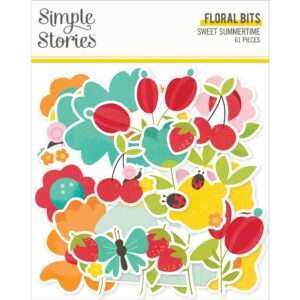 Simple Stories - Sweet Summertime - Floral Bits