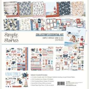 Simple Stories - Vintage Sand & Sea - Collector's Essential Kit 12X12"