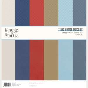 Simple Stories - Vintage Sand & Sea - Basics Kit 12X12"