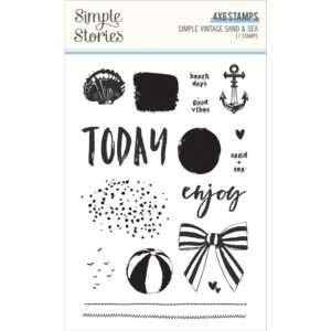 Simple Stories - Vintage Sand & Sea - Stamp Set