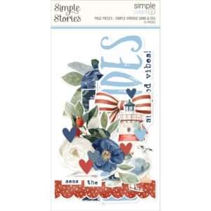 Simple Stories - Vintage Sand & Sea - Page Pieces