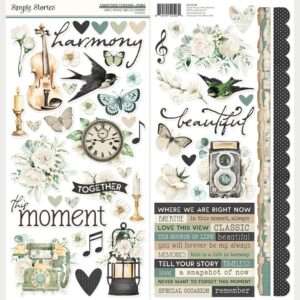Simple Stories - Vintage Timeless Harmony - Cardstock Stickers 12x12", Icons