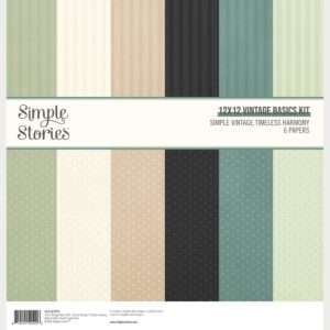 Simple Stories - Vintage Timeless Harmony - Basics Kit 12X12"