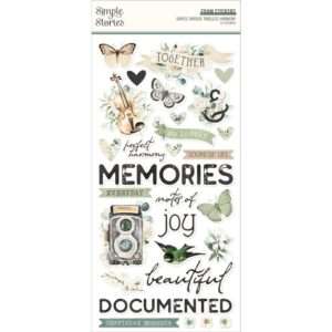 Simple Stories - Vintage Timeless Harmony - Foam Stickers