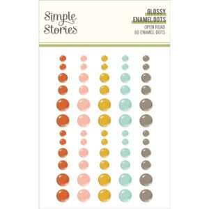 Simple Stories - Open Road - Glossy Enamel Dots