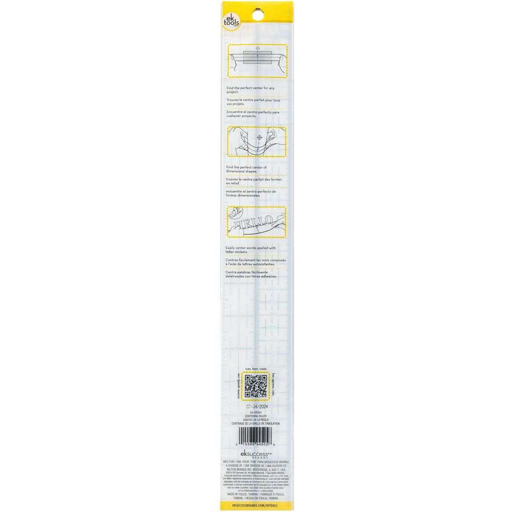 EK Tools - Acrylic Pro Centering Ruler - Image 3