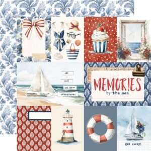 Simple Stories - Vintage Sand & Sea - Cardstock, 3x4/4x6 Elements