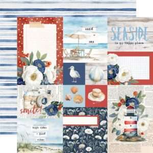 Simple Stories - Vintage Sand & Sea - Cardstock, Combo Elements