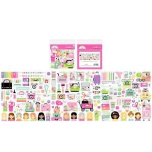 Doodlebug - Color Me Crafty - Odds & Ends Die-Cuts