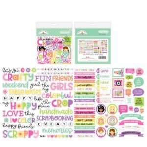 Doodlebug - Color Me Crafty - Chit Chat Die-Cuts