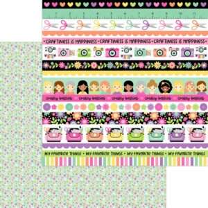 Doodlebug - Color Me Crafty - 12x12" Paper Pack - Image 4