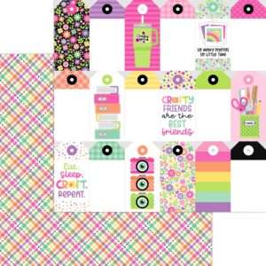 Doodlebug - Color Me Crafty - 12x12" Paper Pack - Image 7