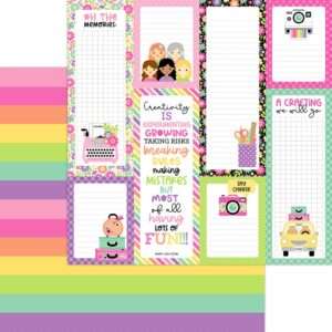 Doodlebug - Color Me Crafty - 12x12" Paper Pack - Image 2
