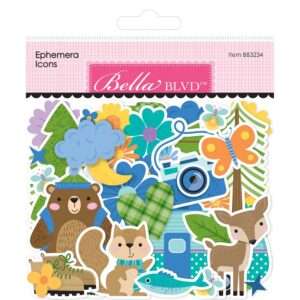 Bella Blvd - Adventure Awaits - Ephemera Pack, Icons