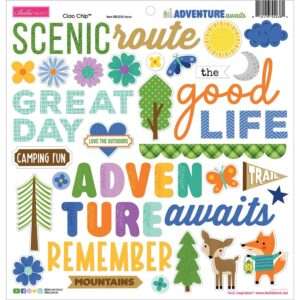 Bella Blvd - Adventure Awaits - Chipboard Stickers 12x12"