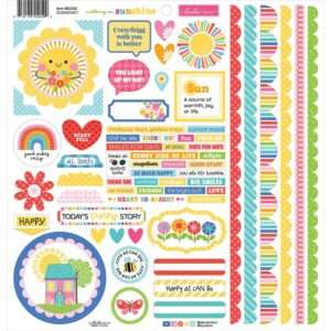Bella Blvd - Walking on Sunshine - Doohickey Cardstock Stickers 12x12"