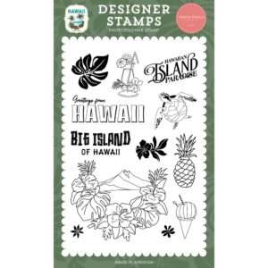 Carta Bella - Hawaii - Stamp Set, Hawaiian Island Paradise