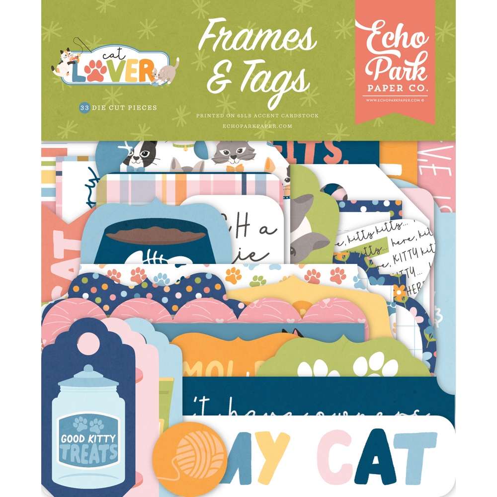 Echo Park - Cat Lover - Frames & Tags