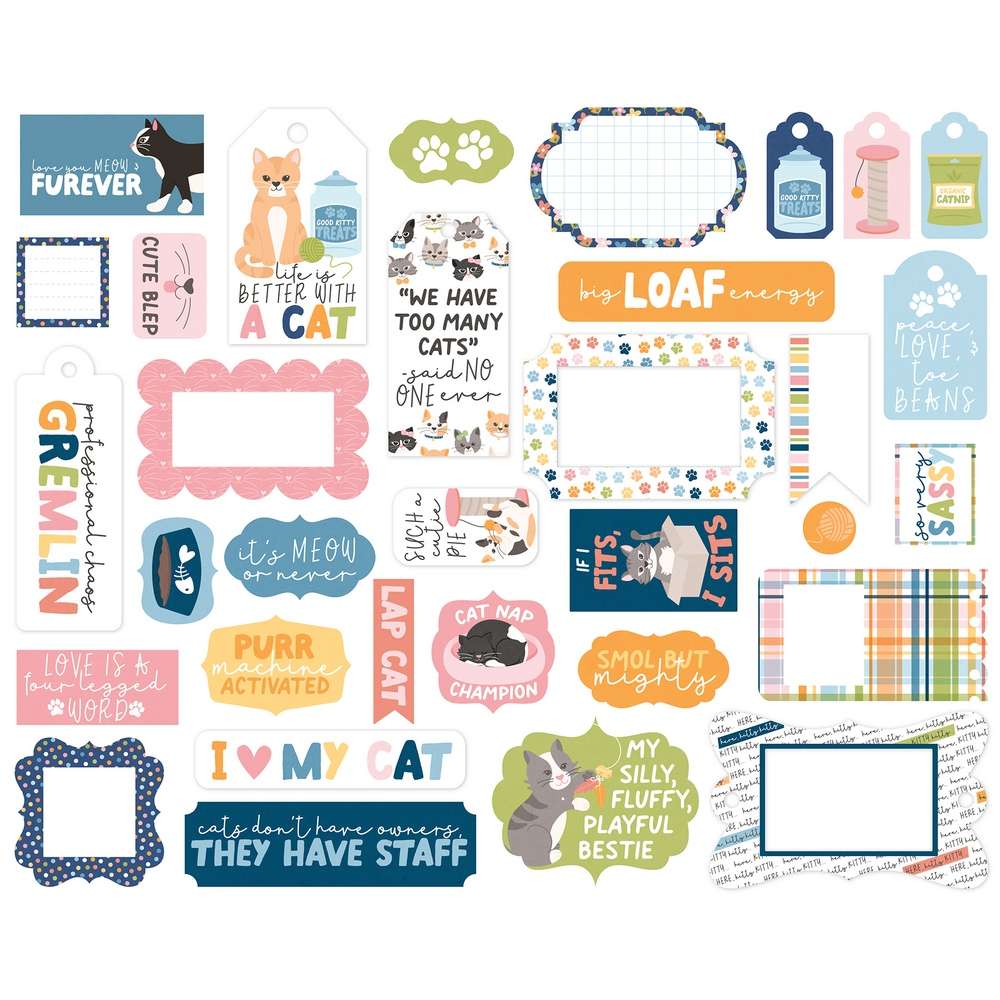 Echo Park - Cat Lover - Frames & Tags - Image 2
