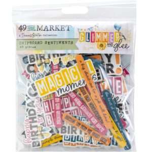 49 & Market - Glimmer & Glee - Chipboard Set