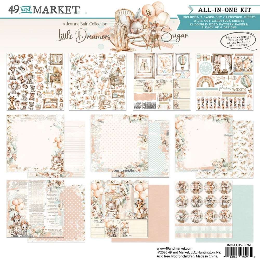 49 & Market - All-in-One Kit - Little Dreamers, Sugar