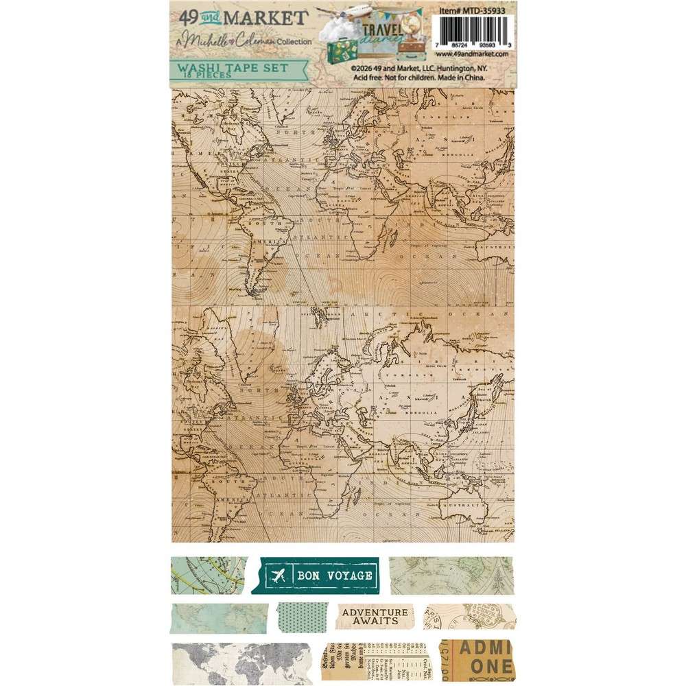 49 & Market - Travel Diaries - Washi Sheets