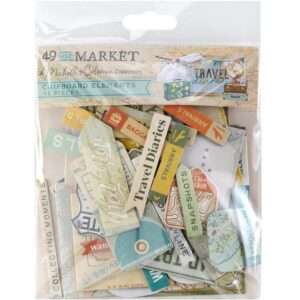 49 & Market - Travel Diaries - Chipboard Set