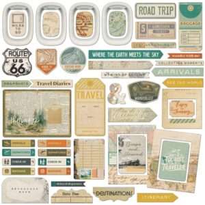 49 & Market - Travel Diaries - Chipboard Set - Image 2