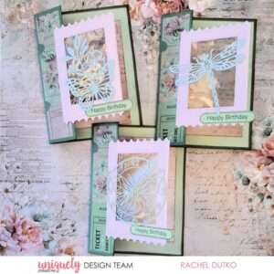 Uniquely Creative - Tea & Tranquility - Folding Ticket Frame Die - Image 3