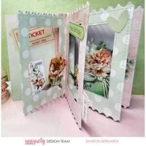 Uniquely Creative - Tea & Tranquility - Folding Ticket Frame Die - Image 2