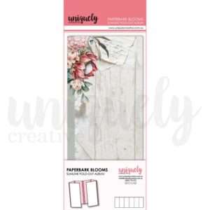Uniquely Creative - Paperbark Blooms - Slimline Fold-Out Album
