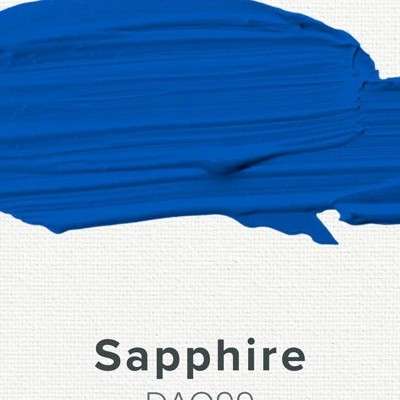 Americana Acrylic Paint 2oz - Sapphire Blue - Image 2