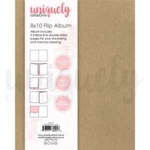Uniquely Creative - 8x10 Flip Album - Kraft