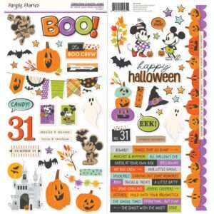 Simple Stories - Classic Mouse Halloween  - Cardstock Stickers, Icons