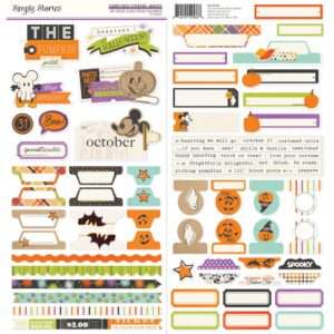 Simple Stories - Classic Mouse Halloween  - Cardstock Stickers, Basics
