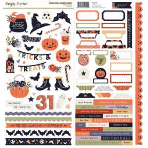 Simple Stories - Frightful Fun - Cardstock Stickers, Icons